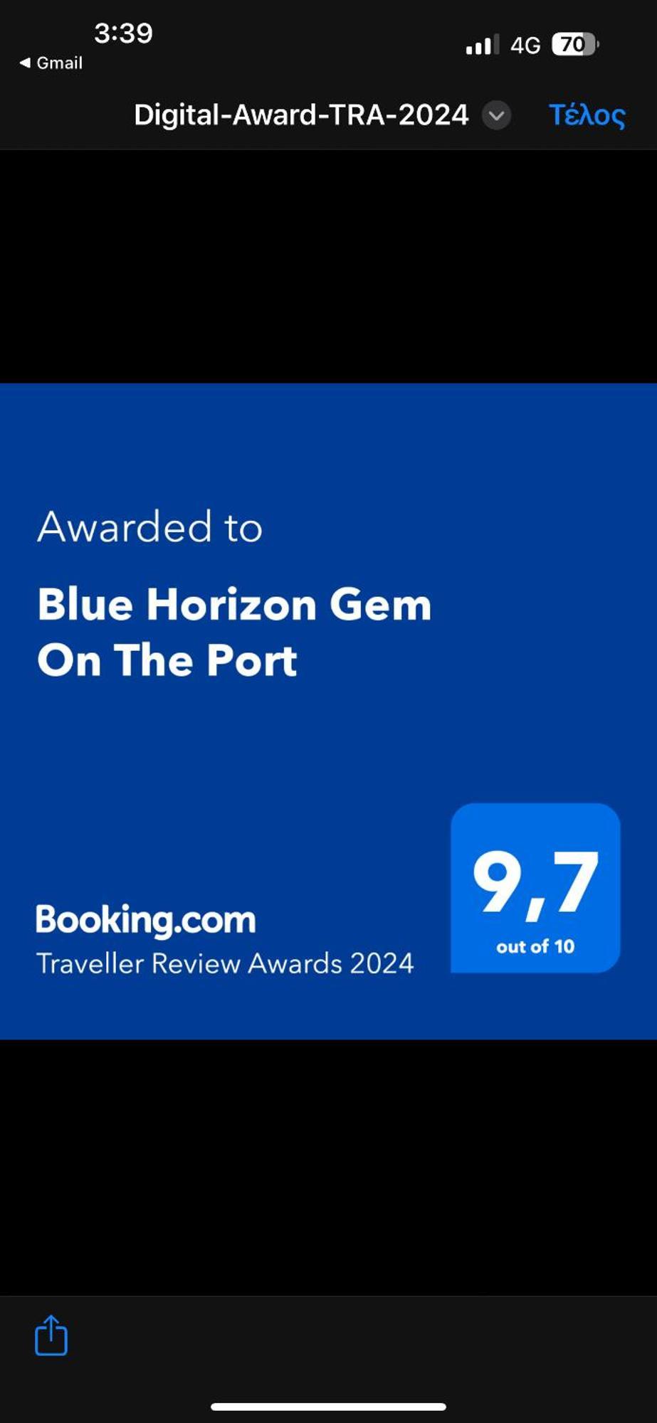 Apartamento Blue Horizon Gem On The Port Rafína Exterior foto